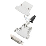 Encitech 6355-8087-24 D-Sub Pin Strip set 37 Pins Solder Bucket