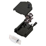 Encitech 6355-8101-11 D-Sub Receptacle set 9-pin Solder Bucket 180°