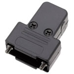 Encitech 6550-0101-01 TRI-P-09-K 9-pin D-Sub Black Plastic Housing