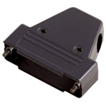 Encitech 6550-0101-04 TRI-P-37-K Housing 37-Pin D-Sub Plastic Black