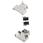 Encitech 6560-0206-33 DVSL25-K D-Sub Housing 25 Pins Diecast Zinc 45°