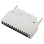 Encitech 6560-0305-05 D-Sub Housing 50-Pin Solid Metal Silver