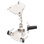 Encitech 7960-5206-12 D-Sub Housing 15 Pins Diecast zinc 45° angle