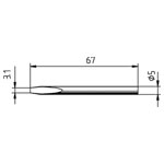 Ersa 0032KD/SB Soldering Tip Chisel-Shaped 3.10mm 1pc