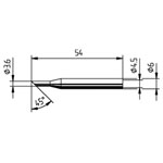 Ersa 0162LD/SB Soldering Tip Bevelled 3.60mm 1pc
