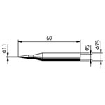 Ersa 0172BD/SB Soldering Tip Pencil-Shaped 1.10mm 1pc