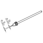 Ersa 0742ED0616H/SB Desoldering Tip 79.25mm ERSADUR Coating 1pc