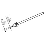 Ersa 0742ED0819H/SB Desoldering Tip 79.25mm ERSADUR Coated 1pc