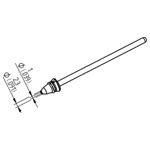 Ersa 0742ED1023H/SB Desoldering Tip 79.25mm ERSADUR Coating 1pc