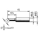 Ersa 0832AD/SB Soldering Tip Bevelled ERSADUR 1.50mm 1pc