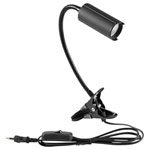 Eurolite 41600550 KKL-7 LED Clip Lamp 7W Black Warm White Light Flexible