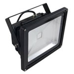 Eurolite 51914559 IP FL-30 30W Black UV COB LED Floodlight Monochrome