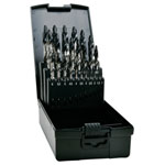 Exact 74962 TIAIN-TIP Twist Drill Bit Set 1-13mm DIN 338 25 Pieces