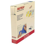 FASTECH B10-SKL000025 Hook-and-Loop Tape Hot Melt Adhesive 25m x 10mm White