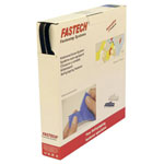 FASTECH B10-SKL999925 Hook-and-Loop Tape 25m x 10mm Black Hotmelt Adhesive
