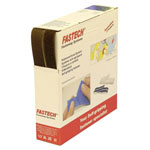 FASTECH B20-STD073810 Hook-and-Loop Tape 10m x 20mm Brown Sew-On