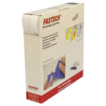FASTECH B25-STD000010 Sew-On Hook-and-Loop Tape 10m x 25mm White