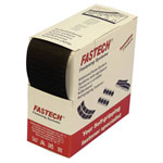 FASTECH B50-SK-H-999905 Hook-and-Loop Tape 5m x 50mm Black Hot Melt