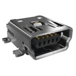 FCI 10033526-N3212MLF Mini USB-B Socket 1pc