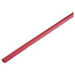TruComponents 30025 Heatshrink Red 16.70mm 8mm Shrinkage:2:1 /m