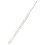 TruComponents 30119 Heatshrink Wh 9mm 4.50mm Shrinkage:2:1 10 m