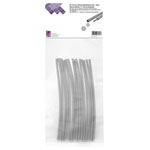 TruComponents 30413 Heatshrink set Grey 1.50mm 0.50mm Shrinkage:3:1 15pcs
