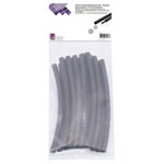 TruComponents 30422 Heatshrink set Blk 6mm 2mm Shrinkage:3:1 15pcs