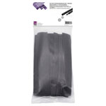TruComponents 30434 Heatshrink set Blk 12mm 4mm Shrinkage:3:1 15pcs
