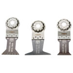 Fein 35222967100 E-Cut Combo Set: 3 Blades for Wood & Metal Starlock