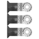 Fein 63502232220 E-Cut Plunge Saw Blade Bi-metal 50mm 3pk Wood & Plastics