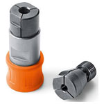 Fein 64203003010 Adapter Threaded Drill Adapter with 2 Collets 4.5/6 mm