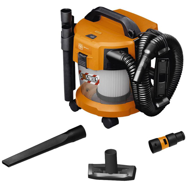 Fein 92604203010 ASBS 18-10 Wet/Dry Vacuum 10L Compact Powerful Ba...