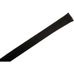 Shrinktek FFR 15 BLK Expandable Braided Cable Sleeving Black 15mm (50m Reel)