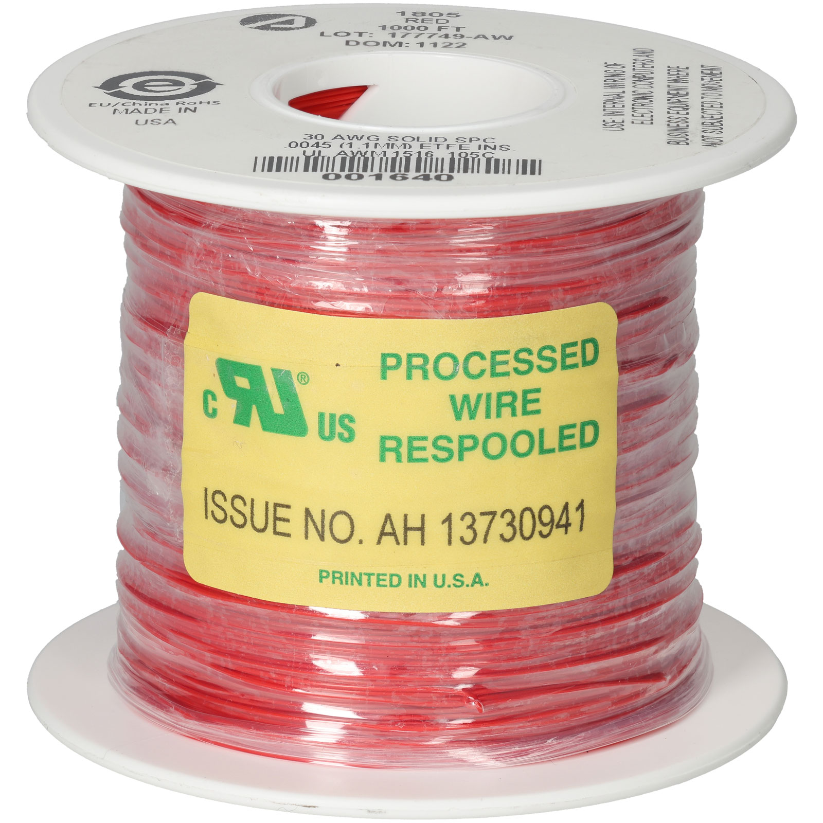5852 RD001 Alpha Wire, Wire, Stranded, Hook Up
