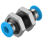 FESTO 130789 Connector piece for 6mm Pipe 1pc model QSS-6-100