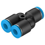 FESTO 130808 QSY-6-100 Y-piece for 6 mm Pipes 1pc