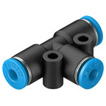 FESTO 153128 T-piece 4 mm Pipe Diameter QST-4 1pc