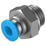 FESTO 186097 Straight piece 6mm Pipe G1/4" thread 1pc