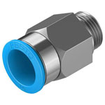 FESTO 186347 Straight Piece Pipe Dia 16 mm Thread Size G3/8" 1pc