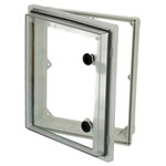 Fibox 4901884 PW Window Cover Clear Polycarbonate 88x244x291mm 1pc