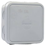 Fibox 8600670 Junction Box IP65 90x90x49mm Grey Corrosion-Resistant