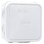 Fibox 8600671 Junction Box 90x90x49mm White IP65 Indoor/Outdoor Use