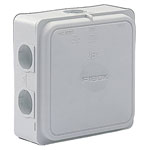 Fibox 8600672 Junction Box 110x110x49mm Grey IP65 Corrosion Resistant