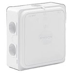 Fibox 8600673 Junction Box 110x110x49mm White IP65 Indoor/Outdoor Use