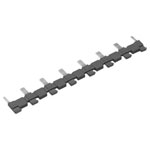 Finder 093.08.0 bridge 10A connect A1/A2 terminals of 8 screw Sockets black
