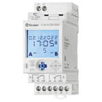 Finder 12.B2.8.230.0000 DIN Rail timer 16 A LCD Bluetooth/NFC Astro control