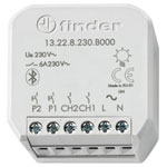 Finder 13.22.8.230.B000 YESLY 2-channel actuator grey wireless home automation