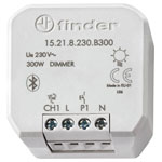 Finder 15.21.8.230.B300 YESLY dimmer actuator grey for smart light control