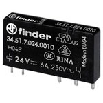Finder 34.51.7.048.4310 PCB Relay 48V DC 6A 1NO 250VAC narrow design