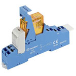 Finder 48.P3.8.012.0060 interface Relay 12V AC 10A DIN Rail LED EMC